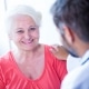 older woman at the doctor