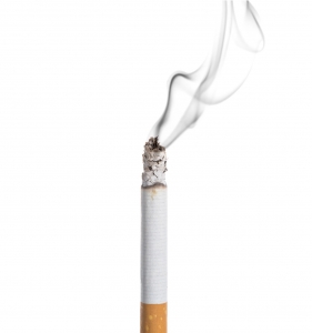 cigarette burning